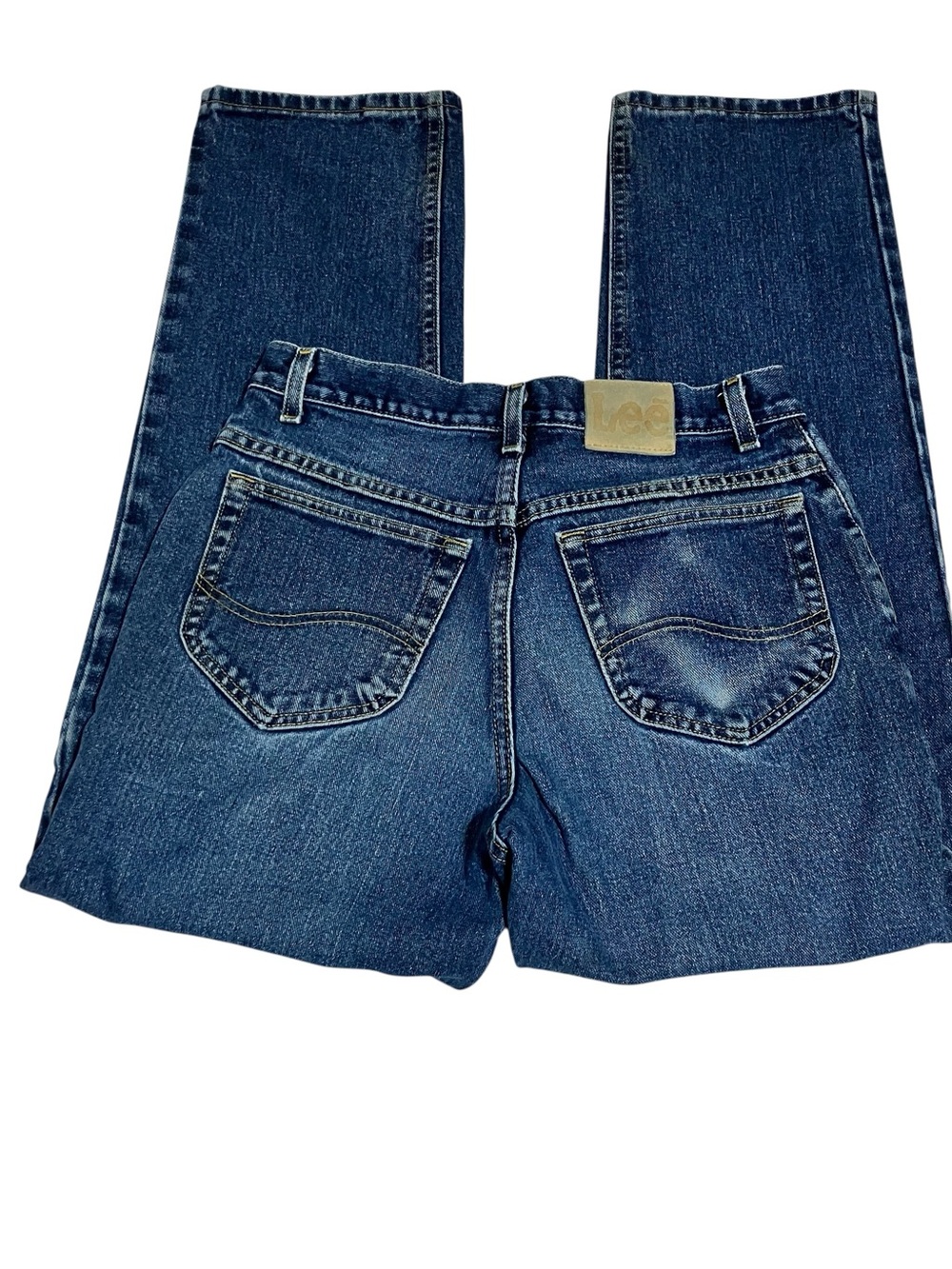 Lee Vintage Style Straight Leg Jeans Dark Wash Men’s 31x30 Denim Pants - Picture 4 of 12
